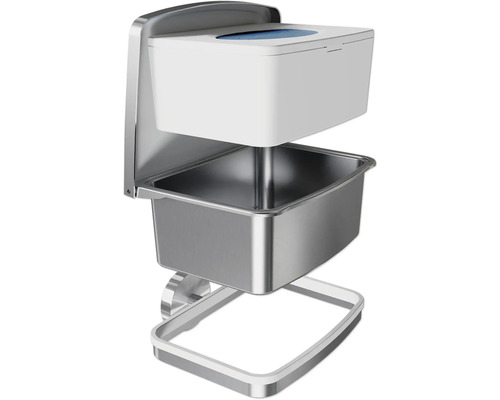 Wandmontierter Windeleimer mit Behälter aus Metall