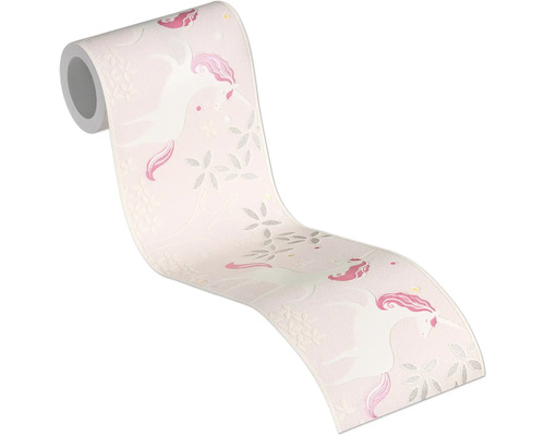 Rouleau de papier peint à motif de licorne