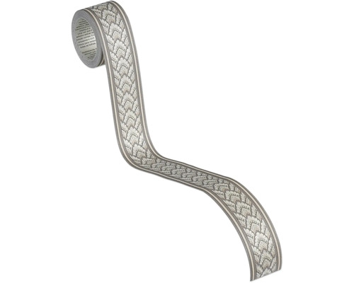 Bordure de papier peint avec motif de feuilles sur rouleau