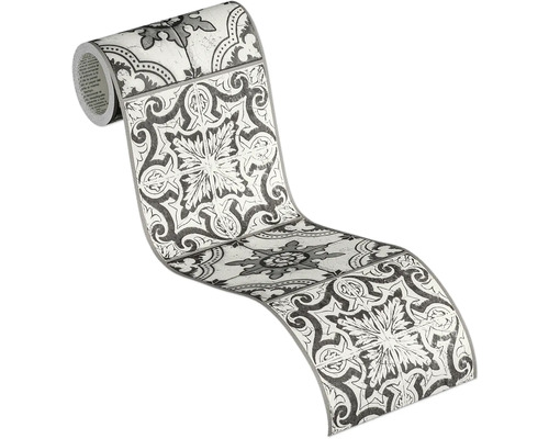 Rouleau de bordure avec motif de carreaux