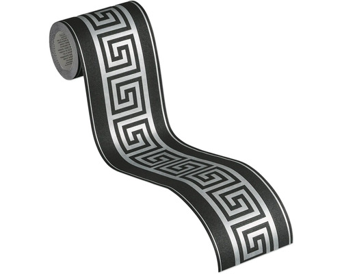 Bordure avec motif de méandre grec sur rouleau