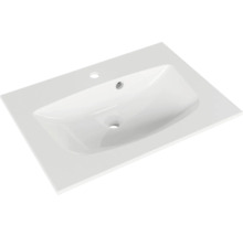 Keramikwaschtisch mit Hahnloch und Überlauf