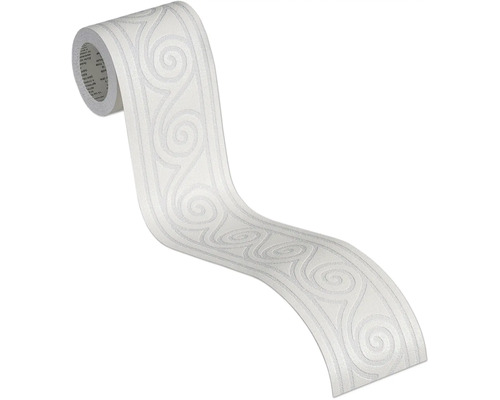 Bordure avec motif en spirale sur rouleau