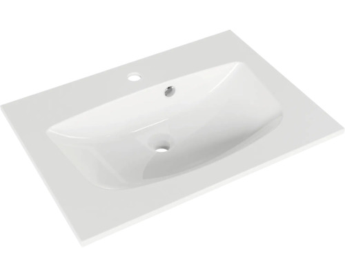 Vasque en céramique de forme rectangulaire