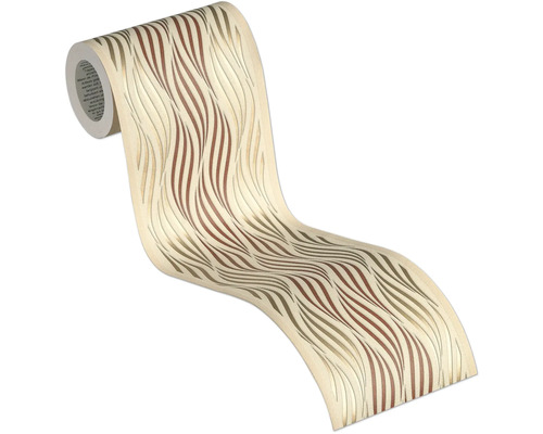 Rouleau de papier peint avec motif ondulé