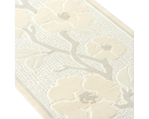 Bordure de papier peint à motifs floraux