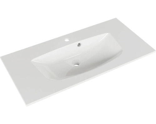 Plan de toilette avec lavabo encastré