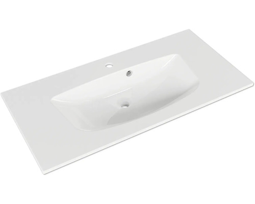 Plan de toilette avec lavabo encastré