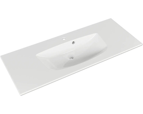 Plan de toilette avec lavabo intégré