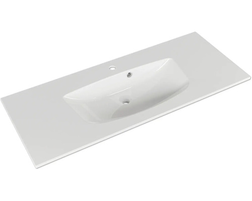 Plan de toilette avec lavabo intégré