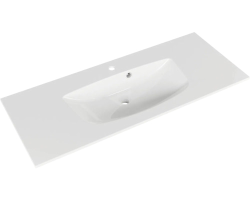 Plan de toilette avec lavabo intégré