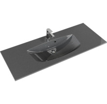 Waschtischplatte mit Aufsatzwaschbecken und Armatur für das Badezimmer
