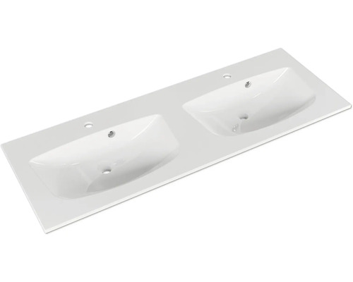 Waschtischplatte mit zwei Waschbecken
