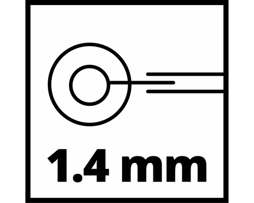 Symbol für 1.4 Millimeter Durchmesser