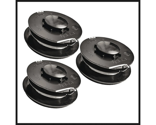 Drei Markierungsfäden auf einer Spule