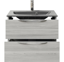 Waschtischunterschrank mit Waschbecken und zwei Schubladen