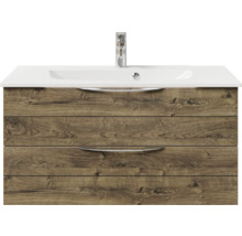 Waschtischunterschrank mit Waschbecken und Armatur