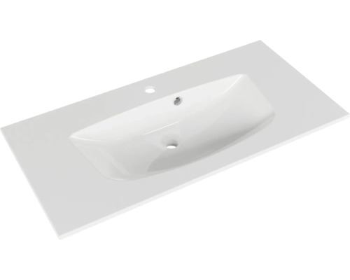 Plan de toilette avec lavabo intégré