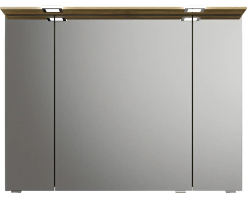 Spiegelschrank mit Beleuchtung und drei Spiegeltüren