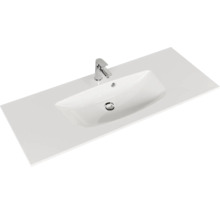 Badmöbelset 3-teilig Pelipal Sunline 300 BxHxT 117 x 200 x 48 cm Frontfarbe eiche mit Waschtisch Mineralmarmor Griff chrom SET-164-104