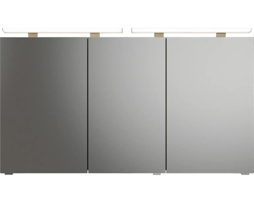 Armoire de toilette à trois portes avec éclairage