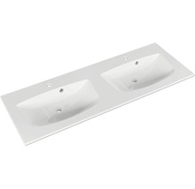 Badmöbel-Set Pelipal Sunline 300 BxHxT 132 x 200 x 48 cm Frontfarbe sangallo grau Badmöbelset 3-teilig mit Waschtisch Mineralmarmor