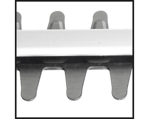 Nahaufnahme der Klingen einer Heckenschere