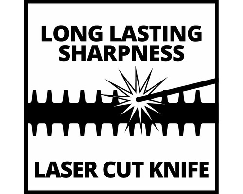 Langanhaltende Schärfe Laserschnittmesser