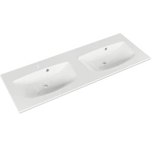 Waschtischplatte mit zwei Waschbecken aus Keramik