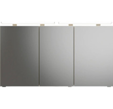 Badmöbel-Set Pelipal Sunline 300 BxHxT 132 x 200 x 48 cm Frontfarbe eiche Badmöbelset 3-teilig mit Waschtisch Mineralmarmor