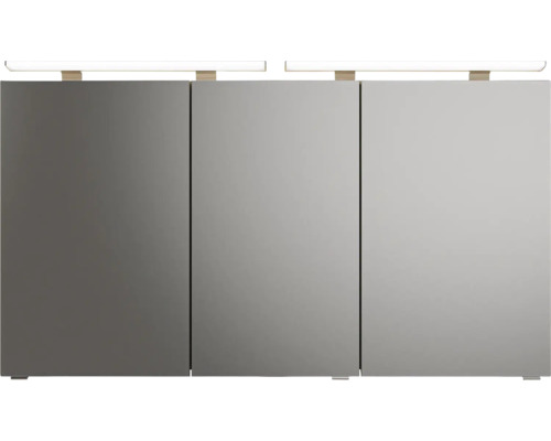 Armoire de toilette avec trois portes et éclairage