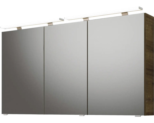 Armoire de toilette avec trois portes et éclairage