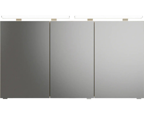 Armoire de toilette avec trois portes et éclairage