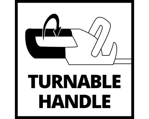 Symbole de poignée pivotante