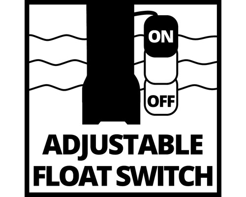 Symbole de commutateur à flotteur réglable