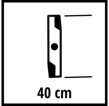 Symbole pour une largeur de coupe de 40 centimètres