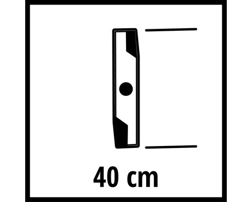 Symbole pour une largeur de coupe de 40 centimètres