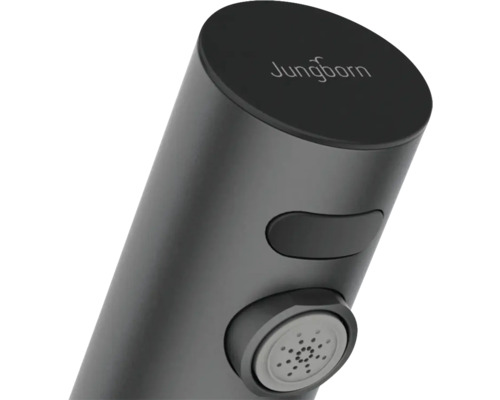 Jungborn Logo auf einer Handbrause