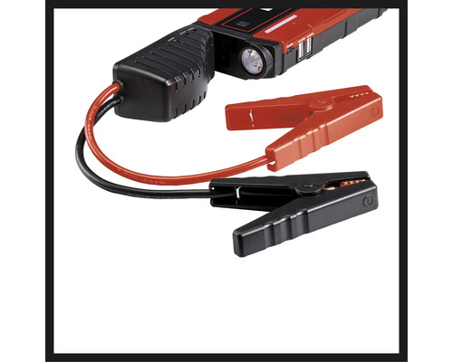 Starthilfe mit Klemmen und USB Anschlüssen