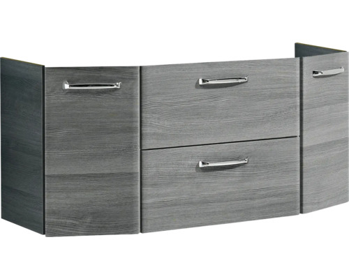 Unterschrank mit zwei Schubladen und seitlichen Ablagefächern für das Badezimmer