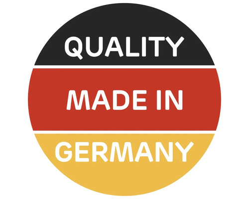 Qualitätsprodukt Made in Germany Siegel