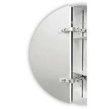 LED Spiegelschrank DSK Silver Ring Ø 60 cm silber IP 24
