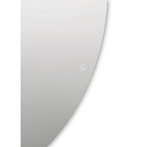 LED Spiegelschrank DSK Silver Ring Ø 60 cm silber IP 24