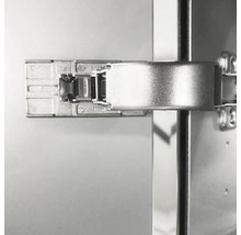 LED Spiegelschrank DSK Silver Ring Ø 60 cm silber IP 24
