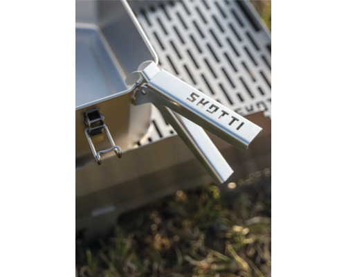 Skotti Grill mit Grillrost und Griff