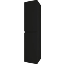 Armoire haute Baden Haus Vague couleur de façade noir mat mat 40 x 170 x 40 cm 55347