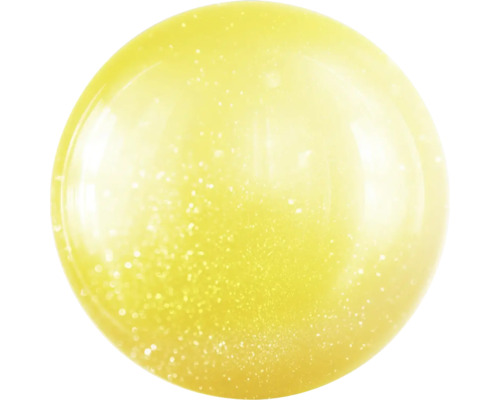 Gelbe Glaskugel