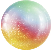 Article boule décorative arc-en-ciel