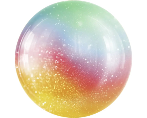 Article boule décorative arc-en-ciel