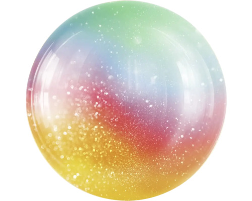 Boule décorative en verre avec dégradé de couleurs
